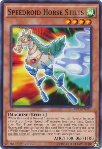 Speedroid Horse Stilts (MP17-EN176), 2017 Mega-Tins Mega Pack — Yu-Gi-Oh! card price