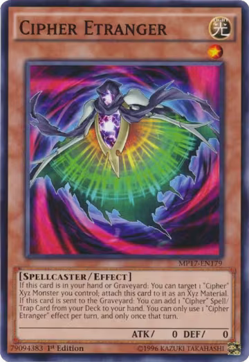 Cipher Etranger (MP17-EN179), 2017 Mega-Tins Mega Pack — Yu-Gi-Oh! card price
