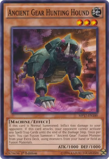 Ancient Gear Hunting Hound (MP17-EN180), 2017 Mega-Tins Mega Pack — Yu-Gi-Oh! card price