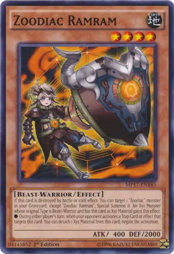 Zoodiac Ramram (MP17-EN185), 2017 Mega-Tins Mega Pack — Yu-Gi-Oh! card price