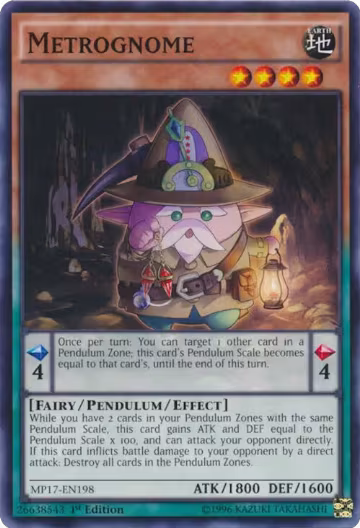 Metrognome (MP17-EN198), 2017 Mega-Tins Mega Pack — Yu-Gi-Oh! card price