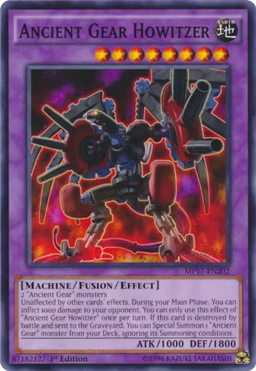 Ancient Gear Howitzer (MP17-EN202), 2017 Mega-Tins Mega Pack — Yu-Gi-Oh! card price