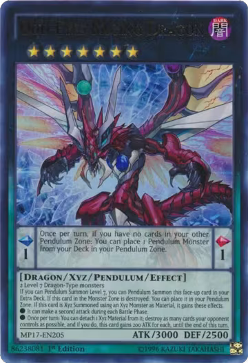 Odd-Eyes Raging Dragon (MP17-EN205), 2017 Mega-Tins Mega Pack — Yu-Gi-Oh! card price
