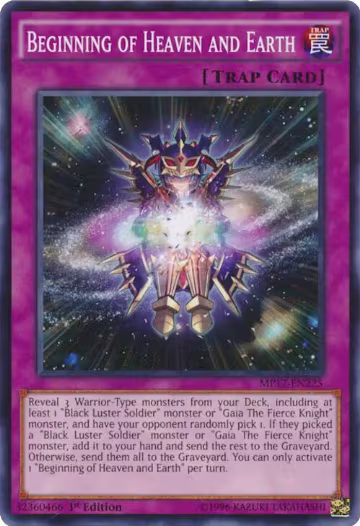 Beginning of Heaven and Earth (MP17-EN225), 2017 Mega-Tins Mega Pack — Yu-Gi-Oh! card price