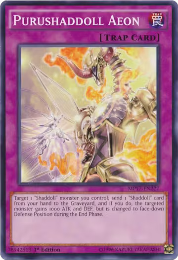 Purushaddoll Aeon (MP17-EN227), 2017 Mega-Tins Mega Pack — Yu-Gi-Oh! card price