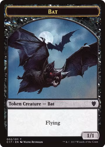 Bat // Vampire Double-Sided Token (2 // 4), Commander 2017 — Magic card price