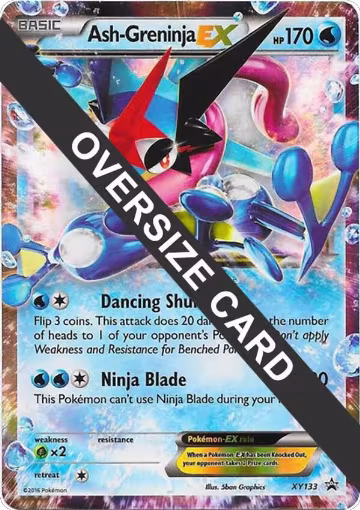 Ash-Greninja EX - XY133 (XY Black Star Promos) (XY133), Jumbo Cards — Pokémon card price