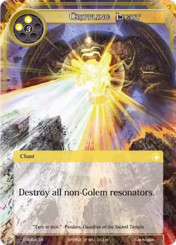 Crippling Light (ACN-002), Ancient Nights — Force of Will card price
