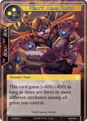 Heavy Arms Panda (ACN-008), Ancient Nights — Force of Will card price