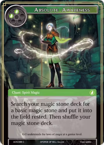 Absolute Awareness (ACN-086), Ancient Nights — Force of Will card price