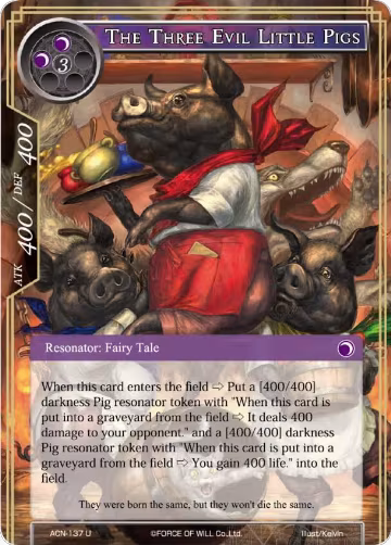 The Three Evil Little Pigs (ACN-137), Ancient Nights — Force of Will card price