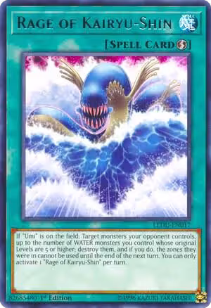 Rage of Kairyu-Shin (LEDU-EN017), Legendary Duelists — Yu-Gi-Oh! card price