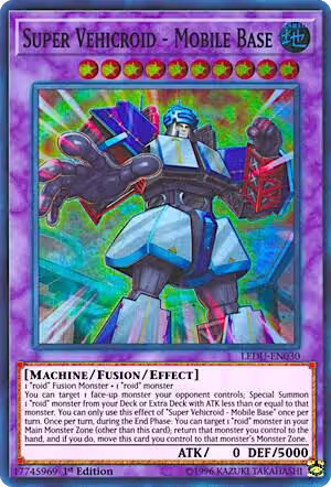Super Vehicroid - Mobile Base (LEDU-EN030), Legendary Duelists — Yu-Gi-Oh! card price