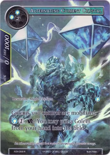 Alternating Current Crystal (Full Art) (ACN-058), Ancient Nights — Force of Will card price