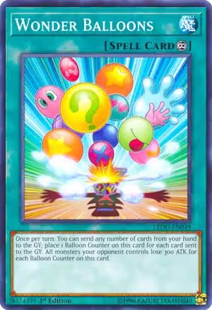 Wonder Balloons (LEDU-EN049), Legendary Duelists — Yu-Gi-Oh! card price
