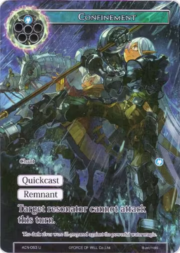 Confinement (Full Art) (ACN-063), Ancient Nights — Force of Will card price
