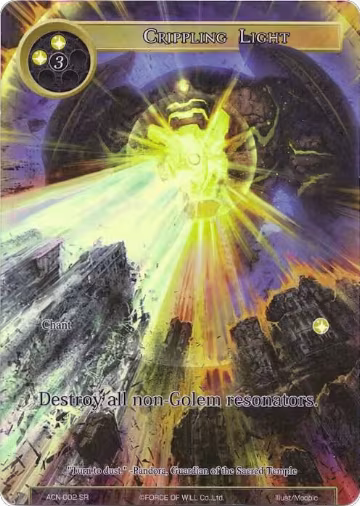 Crippling Light (Full Art) (ACN-002), Ancient Nights — Force of Will card price