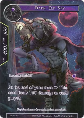 Dark Elf Spy (Full Art) (ACN-120), Ancient Nights — Force of Will card price