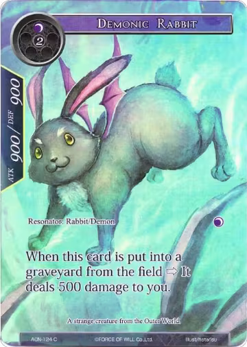 Demonic Rabbit (Full Art) (ACN-124), Ancient Nights — Force of Will card price
