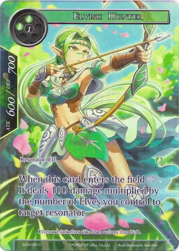 Elvish Hunter (Full Art) (ACN-092), Ancient Nights — Force of Will card price