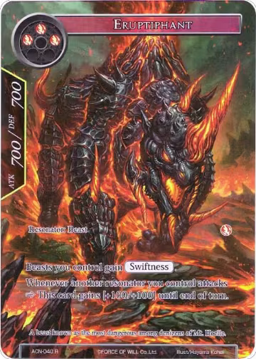 Eruptiphant (Full Art) (ACN-040), Ancient Nights — Force of Will card price