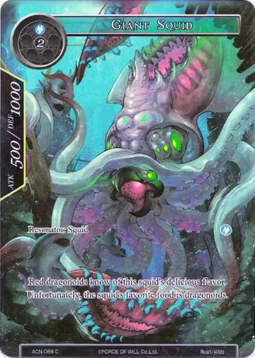 Giant Squid (Full Art) (ACN-066), Ancient Nights — Force of Will card price
