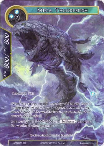 Mega Thunderfish (Full Art) (ACN-073), Ancient Nights — Force of Will card price