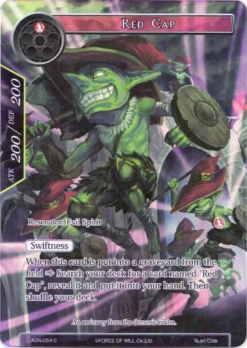 Red Cap (Full Art) (ACN-054), Ancient Nights — Force of Will card price