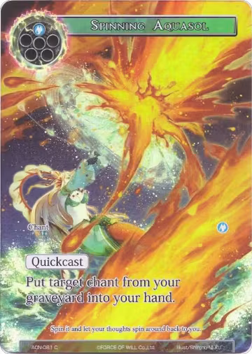 Spinning Aquasol (Full Art) (ACN-081), Ancient Nights — Force of Will card price