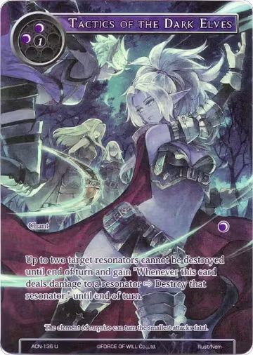 Tactics of the Dark Elves (Full Art) (ACN-136), Ancient Nights — Force of Will card price