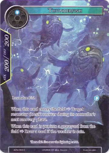 Thunderfish (Full Art) (ACN-083), Ancient Nights — Force of Will card price