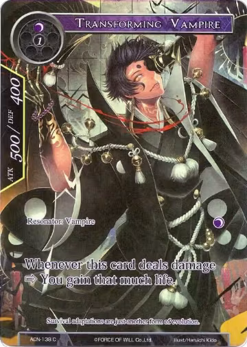 Transforming Vampire (Full Art) (ACN-138), Ancient Nights — Force of Will card price