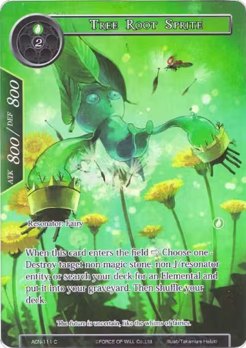 Tree Root Sprite (Full Art) (ACN-111), Ancient Nights — Force of Will card price