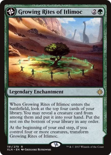 Growing Rites of Itlimoc (191), Ixalan — Magic card price