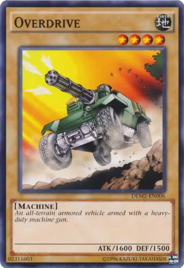 Overdrive (DEM2-EN006), Demo Deck 2015 — Yu-Gi-Oh! card price