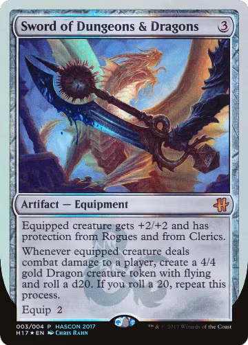 Sword of Dungeons & Dragons (3), Media Promos — Magic card price