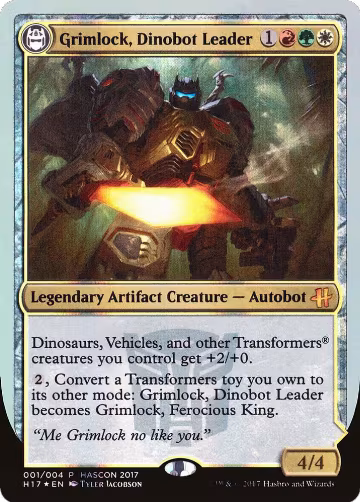 Grimlock, Dinobot Leader // Grimlock, Ferocious King (1) — card price