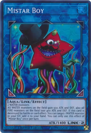 Mistar Boy (COTD-ENSE3), Code of the Duelist — Yu-Gi-Oh! card price