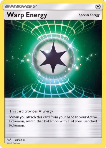 Warp Energy (70/73), Shining Legends — Pokémon card price