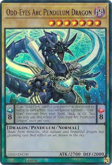 Odd-Eyes Arc Pendulum Dragon (LEDD-ENC00) — card price
