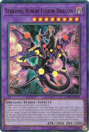 Starving Venom Fusion Dragon (LEDD-ENC25), Legendary Dragon Decks — Yu-Gi-Oh! card price