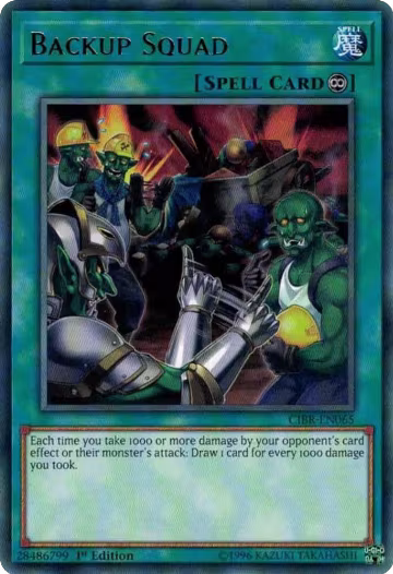 Backup Squad (CIBR-EN065), Circuit Break — Yu-Gi-Oh! card price