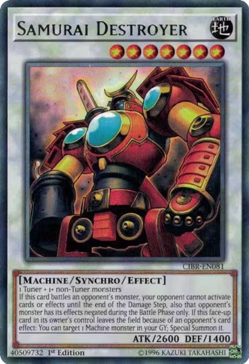 Samurai Destroyer (CIBR-EN081), Circuit Break — Yu-Gi-Oh! card price
