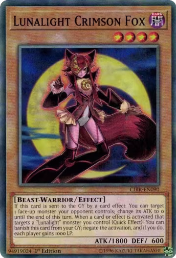 Lunalight Crimson Fox (CIBR-EN090), Circuit Break — Yu-Gi-Oh! card price