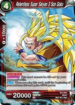 Relentless Super Saiyan 3 Son Goku (BT2-004), Union Force — DB Super card price