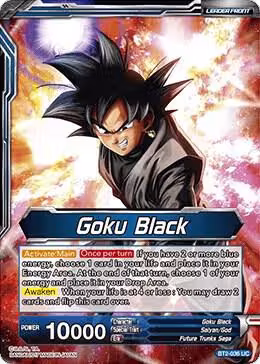Goku Black // Goku Black, The Bringer of Despair (BT2-036), Union Force — DB Super card price
