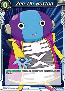 Zen-Oh Button (BT2-067), Union Force — DB Super card price