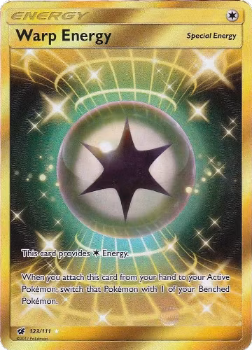 Warp Energy (Secret) (123/111), SM - Crimson Invasion — Pokémon card price