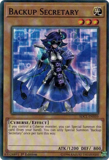 Backup Secretary (SDCL-EN010), Structure Deck: Cyberse Link — Yu-Gi-Oh! card price
