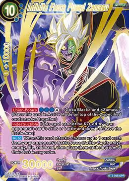 Infinite Force Fused Zamasu (SPR) (BT2-058), Union Force — DB Super card price